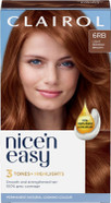 Clairol Nice'n Easy Crème, Natural Looking Oil Infused Permanent Hair Dye, 6RB Light Reddish Brown, 1 Count (Pack of 1) Clairol Nice'n Easy Crème, Natural Looking Oil Infused Permanent Hair Dye, 6RB Light Reddish Brown, 1 Count (Pack of 1)