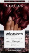 Clairol Colour Strong Permanent Hair Dye - 4.46 Intense Dark Red