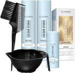Clairol Professional Colour Studio Permanent Colour Cream Hair Dye | Long-lasting Rich Tones | 100% Grey Coverage | Hair Colouring Kit | 3-step Routine with Accessories | 9/0 Natural Blonde Clairol Professional Colour Studio Permanent Colour Cream Hair Dye | Long-lasting Rich Tones | 100% Grey Coverage | Hair Colouring Kit | 3-step Routine with Accessories | 9/0 Natural Blonde