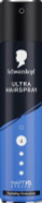 Schwarzkopf Hairspray Ultra 250ml, Hold Level 4 Hair Styling, Hairspray for All Hair Types, Strengthened Hair, Humidity Protection, Vegan Formula Schwarzkopf Hairspray Ultra 250ml, Hold Level 4 Hair Styling, Hairspray for All Hair Types, Strengthened Hair, Humidity Protection, Vegan Formula