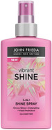 John Frieda Vibrant Shine Weightless Detangling Heat Protection 3-in-1 Spray 150ml, White