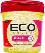 Eco Style Hair Styling Gel Set, 1 x Olive Oil 473 ml & 1 x Argan Oil 473 ml, Eco Styler, Hydrate and Style, Alcohol-Free Eco Style Hair Styling Gel Set, 1 x Olive Oil 473 ml & 1 x Argan Oil 473 ml, Eco Styler, Hydrate and Style, Alcohol-Free
