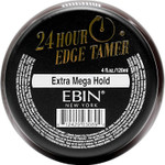 EBIN NEW YORK 24 Hour Edge Tamer, Extra Mega Hold, 4.0 Oz - No Flaking, White Residue, Shine and Smooth texture with Argan Oil and Castor Oil