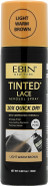 EBIN NEW YORK Tinted Lace Spray 3.38oz/ 100ml - Light Warm Brown | Quick Drying, Water Resistant, No Residue, Even Application, Matching Skin Tone, Natural Look EBIN NEW YORK Tinted Lace Spray 3.38oz/ 100ml - Light Warm Brown | Quick Drying, Water Resistant, No Residue, Even Application, Matching Skin Tone, Natural Look