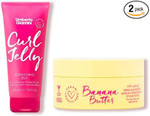 Umberto Giannini Curl Jelly Scrunching Jelly Frizz Solution Gel for Curly or Wavy Hair & Coily Banana Butter Repair + Restore Leave-in Conditioner - Vegan & Cruelty Free Curly Styling Kit Umberto Giannini Curl Jelly Scrunching Jelly Frizz Solution Gel for Curly or Wavy Hair & Coily Banana Butter Repair + Restore Leave-in Conditioner - Vegan & Cruelty Free Curly Styling Kit