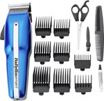 BaByliss PowerLight Pro Clipper, Cordless or Corded Hair Clippers for Men, 8 cutter guides 1-8, Rechargeable Grooming Set, Blue, 7498CU BaByliss PowerLight Pro Clipper, Cordless or Corded Hair Clippers for Men, 8 cutter guides 1-8, Rechargeable Grooming Set, Blue, 7498CU