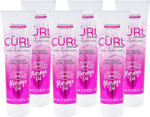 The Curl Company 6 x 250ml Multipack Soften and Shape Curl Lotion, Professionally Formulated with Curplex and Nourishing Moringa Oil, Eliminates Frizz, Leaves Hair Soft & Smooth, Vegan & Cruelty Free