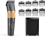 BaByliss Graphite Precision Hair Clipper, Cord/Cordless, Quick Charge