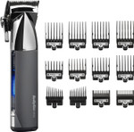 BaByliss Super-X Metal Series, Cordless Hair Clipper - Japanese Steel Blades, 10 Comb Attachments, 2 Tapered Guides, Lithium Battery, Digital Display, Metal Body, Black, 7700U BaByliss Super-X Metal Series, Cordless Hair Clipper - Japanese Steel Blades, 10 Comb Attachments, 2 Tapered Guides, Lithium Battery, Digital Display, Metal Body, Black, 7700U