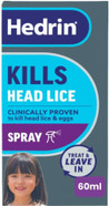 Hedrin Treat & Go Leave-In Spray, Fast, No Fuss Lice & Nit Treatment, Kills Head Lice & Eggs, Clinically Tested, Suitable for Adults & Children, 1 x 60ml (2 x 30ml Treatments) Hedrin Treat & Go Leave-In Spray, Fast, No Fuss Lice & Nit Treatment, Kills Head Lice & Eggs, Clinically Tested, Suitable for Adults & Children, 1 x 60ml (2 x 30ml Treatments)