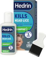 Hedrin Head Lice Shampoo and Comb Kit, Kills Head Lice and Eggs in 5 Minutes, 4 Treatments, Clinically Tested, Suitable for Adults and Children, 100ml, (Formerly All-in-One - Packaging May Vary) Hedrin Head Lice Shampoo and Comb Kit, Kills Head Lice and Eggs in 5 Minutes, 4 Treatments, Clinically Tested, Suitable for Adults and Children, 100ml, (Formerly All-in-One - Packaging May Vary)