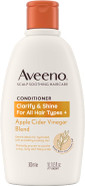 Aveeno Clarify and Shine Apple Cider Vinegar Scalp Soothing Conditioner for all Hair Types 300ml Aveeno Clarify and Shine Apple Cider Vinegar Scalp Soothing Conditioner for all Hair Types 300ml