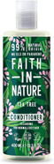 Faith In Nature Natural Tea Tree Conditioner, Cleansing, Vegan & Cruelty Free, No SLS or Parabens, For Normal to Oily Hair, 400ml Faith In Nature Natural Tea Tree Conditioner, Cleansing, Vegan & Cruelty Free, No SLS or Parabens, For Normal to Oily Hair, 400ml