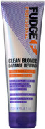 Fudge Professional Clean Blonde Damage Rewind Conditioner, Intense Purple Toning for Blonde Hair, Bond Repair Technology, Sulfate Free, 250 ml Fudge Professional Clean Blonde Damage Rewind Conditioner, Intense Purple Toning for Blonde Hair, Bond Repair Technology, Sulfate Free, 250 ml