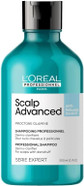 L'Oréal Professionnel Scalp Advanced Anti-Dandruff Dermo-Clarifier Shampoo, For Dry and Oily Scalps, Serie Expert, 300ml