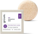 grüum Twin Pack Shine Boost Shampoo Bar 50g - Solid Shampoo Bars for Hair Up to 60 Washes - Plastic Free Vegan Bar for Men & Women - Paraben Free Rich Lathering Bars for Colour Treated Hairs grüum Twin Pack Shine Boost Shampoo Bar 50g - Solid Shampoo Bars for Hair Up to 60 Washes - Plastic Free Vegan Bar for Men & Women - Paraben Free Rich Lathering Bars for Colour Treated Hairs