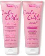Umberto Giannini Coily Curls Shampoo & Conditioner Set - Vegan & Cruelty Free Moisturising Shampoo & Conditioner Duo for Curly Hair