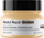 LOréal Professionnel Golden Lightweight Mask, With Protein And Gold Quinoa for Fine-Medium Dry And Damaged Hair, Serie Expert Absolut Repair, 250 ml LOréal Professionnel Golden Lightweight Mask, With Protein And Gold Quinoa for Fine-Medium Dry And Damaged Hair, Serie Expert Absolut Repair, 250 ml