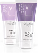 White Hot Cleanse Duo: Brilliant Shampoo & Glorious Shampoo 200ml, brightening boost and shine for white & grey hair, purple shampoo White Hot Cleanse Duo: Brilliant Shampoo & Glorious Shampoo 200ml, brightening boost and shine for white & grey hair, purple shampoo
