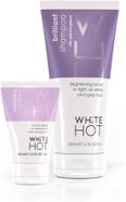 White Hot Boost and Shoosh Duo : Brilliant Shampoo and Shooshing Crème : Keep brassiness at bay, brighten grey and white hair, combat yellowing, bring volume and oomph White Hot Boost and Shoosh Duo : Brilliant Shampoo and Shooshing Crème : Keep brassiness at bay, brighten grey and white hair, combat yellowing, bring volume and oomph