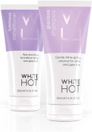 White Hot Shine Duo: Glorious Shampoo & Luminous Conditioner 200ml, shine & cleanse for glossy white & grey hair White Hot Shine Duo: Glorious Shampoo & Luminous Conditioner 200ml, shine & cleanse for glossy white & grey hair