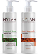 NYLAH Shampoo & Conditioner Bunle (200ml x 2) Moisture-Rich Wash Day Duo for Afro & Curly Hair Deep Cleansing, Nourishing & Hydrating Formula for Healthy Hair NYLAH Shampoo & Conditioner Bunle (200ml x 2) Moisture-Rich Wash Day Duo for Afro & Curly Hair Deep Cleansing, Nourishing & Hydrating Formula for Healthy Hair