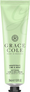 Grace Cole Grapefruit Lime & Mint Fragrance Moisturising Hand and Nail Cream 30ml - Essential Oils - Vegan and Cruelty Free, No SLS or Parabens - Made In England