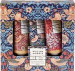 William Morris At Home Patchouli & Red Berry Hand Cream Gift Set | Enriched With Shea Butter & Essential Oils | Travel Friendly Sizes | 3 x 30ml William Morris At Home Patchouli & Red Berry Hand Cream Gift Set | Enriched With Shea Butter & Essential Oils | Travel Friendly Sizes | 3 x 30ml
