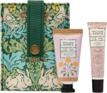 William Morris At Home Hand Cream 30ml and Lip Balm 10ml in Display Tray With Canvas Pocket Pouch, Shea Butter and Jojoba Oil, Beauty Gift For Her, Travel Size, Cruelty and Vegan Friendly William Morris At Home Hand Cream 30ml and Lip Balm 10ml in Display Tray With Canvas Pocket Pouch, Shea Butter and Jojoba Oil, Beauty Gift For Her, Travel Size, Cruelty and Vegan Friendly