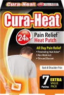 Cura-Heat Back and Shoulder Pain Heat Patch | 7 Patches | Targeted Pain Relief | Pain Relief up to 24h | Penetrating Heat Action Cura-Heat Back and Shoulder Pain Heat Patch | 7 Patches | Targeted Pain Relief | Pain Relief up to 24h | Penetrating Heat Action