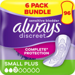 Always Discreet Incontinence Pads Women, Normal, 48 Moderate Absorbency Pads (12 x 4 Packs), Bigger Pack, Odour Neutraliser, Discreet and Flexible, for Sensitive Bladder Always Discreet Incontinence Pads Women, Normal, 48 Moderate Absorbency Pads (12 x 4 Packs), Bigger Pack, Odour Neutraliser, Discreet and Flexible, for Sensitive Bladder