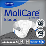 MoliCare Premium Elastic Unisex Disposable Slip: Discreet Use for Woman and Men with Incontinence; 10 Drops, Size M, Pack of 14 MoliCare Premium Elastic Unisex Disposable Slip: Discreet Use for Woman and Men with Incontinence; 10 Drops, Size M, Pack of 14