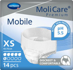 MoliCare Premium Mobile Disposable Underpants: Discreet Usage for Woman and Men with Incontinence; 6 Drops, Size S, Pack of 56, White MoliCare Premium Mobile Disposable Underpants: Discreet Usage for Woman and Men with Incontinence; 6 Drops, Size S, Pack of 56, White