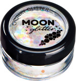 Iridescent Chunky Glitter by Moon Glitter - Cherry - Cosmetic Festival Makeup Glitter for Face, Body, Nails, Hair, Lips - 3g Iridescent Chunky Glitter by Moon Glitter - Cherry - Cosmetic Festival Makeup Glitter for Face, Body, Nails, Hair, Lips - 3g