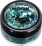 Mystic Biodegradable Eco Chunky Glitter by Moon Glitter - Masquerade - Cosmetic Bio Festival Makeup Glitter for Face, Body, Nails, Hair, Lips - 3g Mystic Biodegradable Eco Chunky Glitter by Moon Glitter - Masquerade - Cosmetic Bio Festival Makeup Glitter for Face, Body, Nails, Hair, Lips - 3g