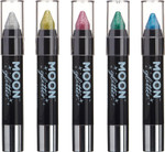 Holographic Glitter Paint Stick / Body Crayon makeup for the Face & Body by Moon Glitter - 3.5g - Red Holographic Glitter Paint Stick / Body Crayon makeup for the Face & Body by Moon Glitter - 3.5g - Red