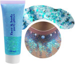 Beliky Girl Body Glitter Gel, 50ML Face Glitters Body Gel Sequins Shimmer Liquid Eyeshadow, Mermaid Sequins Liquid Holographic Glitter Gel, Chunky Glitter for Face Hair Nails (Lake Blue) Beliky Girl Body Glitter Gel, 50ML Face Glitters Body Gel Sequins Shimmer Liquid Eyeshadow, Mermaid Sequins Liquid Holographic Glitter Gel, Chunky Glitter for Face Hair Nails (Lake Blue)