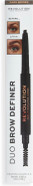Makeup Revolution Duo Brow Definer Pencil, Add Definition, Includes Brush, Dark Brown Makeup Revolution Duo Brow Definer Pencil, Add Definition, Includes Brush, Dark Brown
