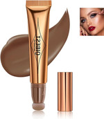 Contour Beauty Wand, Liquid Face Concealer Contouring with Cushion Applicator, High Coverage Natural Matte Finish Highlighter Bronzer Stick Super Silky Cream Face Blush Illuminator Makeup Stick (01#) Contour Beauty Wand, Liquid Face Concealer Contouring with Cushion Applicator, High Coverage Natural Matte Finish Highlighter Bronzer Stick Super Silky Cream Face Blush Illuminator Makeup Stick (01#)