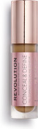 Revolution Conceal & Define Concealer, Lightweight, Long-Lasting, Full Coverage Face Makeup, C6.5, 4g Revolution Conceal & Define Concealer, Lightweight, Long-Lasting, Full Coverage Face Makeup, C6.5, 4g