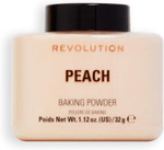 Revolution Beauty London, Loose Baking Powder, Prolongs Makeup Wear, Brightening Setting Powder, For All Skin Tones, Peach, 32g Revolution Beauty London, Loose Baking Powder, Prolongs Makeup Wear, Brightening Setting Powder, For All Skin Tones, Peach, 32g
