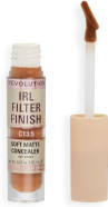 Makeup Revolution IRL Filter Finish Concealer, Medium to Full Coverage, Matte Finish, C13.5, Dark Skin Tones, 6g Makeup Revolution IRL Filter Finish Concealer, Medium to Full Coverage, Matte Finish, C13.5, Dark Skin Tones, 6g