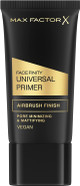 Max Factor Facefinity Universal Primer, Pore Mattifying & Minimising, Long-Lasting, Airbrush finish, Ultra-Lightweight, Silky Formula, Protects Skin, Antioxidants & Vitamin E, Vegan, Universal, 30ml Max Factor Facefinity Universal Primer, Pore Mattifying & Minimising, Long-Lasting, Airbrush finish, Ultra-Lightweight, Silky Formula, Protects Skin, Antioxidants & Vitamin E, Vegan, Universal, 30ml