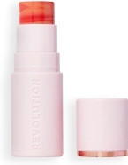 Revolution, Skin Silk Marble Blush Stick, Buildable Colour for Cheek, Eye, & Lip, Cream-to-Powder Formula, Vegan & Cruelty-Free, Rosy Cheeks, 4.5g Revolution, Skin Silk Marble Blush Stick, Buildable Colour for Cheek, Eye, & Lip, Cream-to-Powder Formula, Vegan & Cruelty-Free, Rosy Cheeks, 4.5g