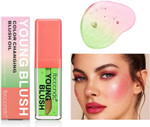 Color Changing Liquid Blush, Moisturizing Ph Changing Blush Liquid for Cheeks, Dewy Finish Face Blush for Natural Looks, Weightless & Long Lasting Blush Makeup (Green) Color Changing Liquid Blush, Moisturizing Ph Changing Blush Liquid for Cheeks, Dewy Finish Face Blush for Natural Looks, Weightless & Long Lasting Blush Makeup (Green)