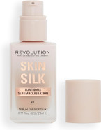 Makeup Revolution, Skin Silk Serum Foundation, Light to Medium Coverage, Contains Hyaluronic Acid, F4, 23ml Makeup Revolution, Skin Silk Serum Foundation, Light to Medium Coverage, Contains Hyaluronic Acid, F4, 23ml
