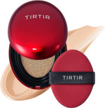[*Mini Size*] TIRTIR Mask Fit Red Cushion Foundation | Full coverage, Weightless, Skin fit, Satin Glow Finish, Korean Makeup, beauty, Tattoo cover up, Buildable (#21C Cool Ivory, 0.15 Fl Oz)