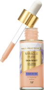 Max Factor Miracle Pure Skin Reset Serum Foundation 40-60 Light, 2-in-1 Serum Formula, Healthy Looking Skin, Medium Coverage, Satin Matte Finish, 2% Niacinamide, Dermatologically Tested Max Factor Miracle Pure Skin Reset Serum Foundation 40-60 Light, 2-in-1 Serum Formula, Healthy Looking Skin, Medium Coverage, Satin Matte Finish, 2% Niacinamide, Dermatologically Tested