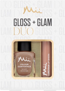 Mii Cosmetics Gloss + Glam Lip Gloss and Nail Polish Duo Gift Set, Beauty Kit, Hydrating Lipgloss and Long-Lasting Nail Polish, Perfect Makeup Gift Set for Women, Pamper + Big Tease Mii Cosmetics Gloss + Glam Lip Gloss and Nail Polish Duo Gift Set, Beauty Kit, Hydrating Lipgloss and Long-Lasting Nail Polish, Perfect Makeup Gift Set for Women, Pamper + Big Tease
