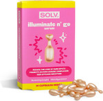 SOLV. Illuminate n' go Serum - 14 Capsules. Reduce the look of dark spots, Promote an even-looking complexion, Skin appears smoother